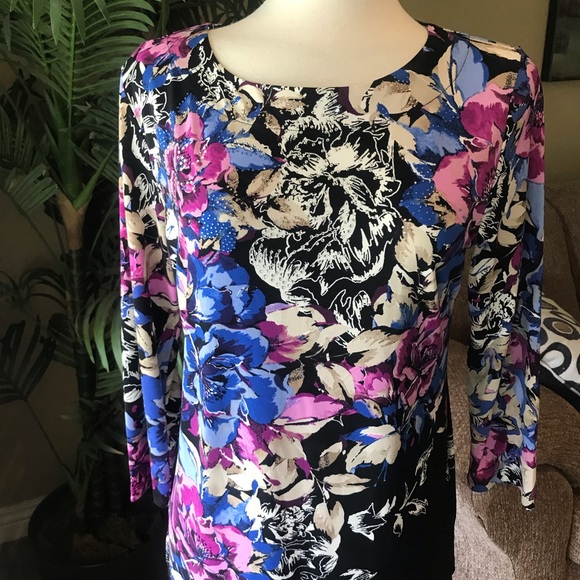 Macys JM Collection Small beaded stretch top - Picture 3 of 7